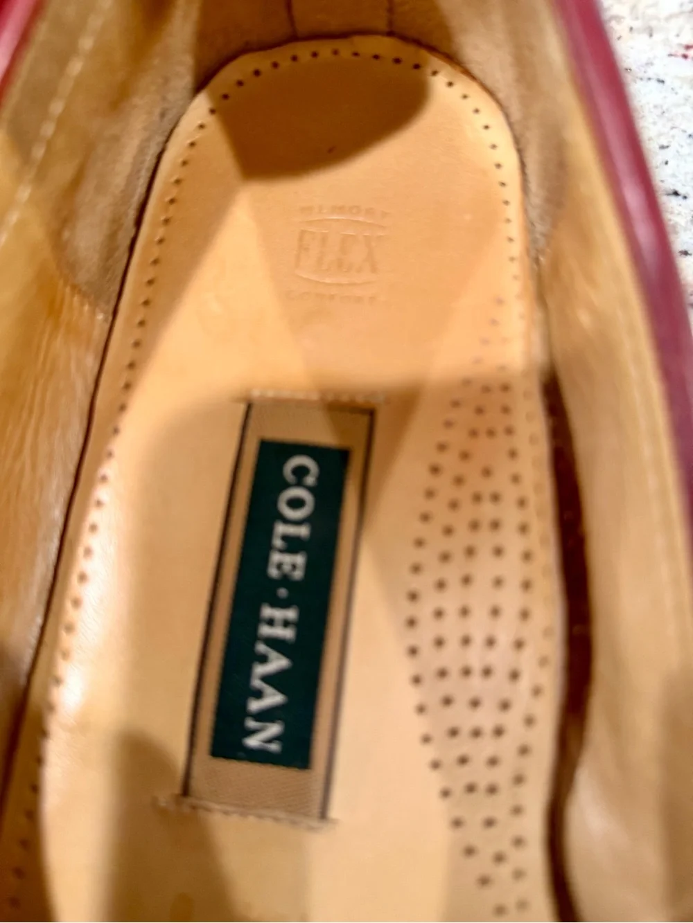 Cole Haan Shoes Men’s Size 10.5 D Burgundy Kiltie Monk Strap Loafers Italy 3516